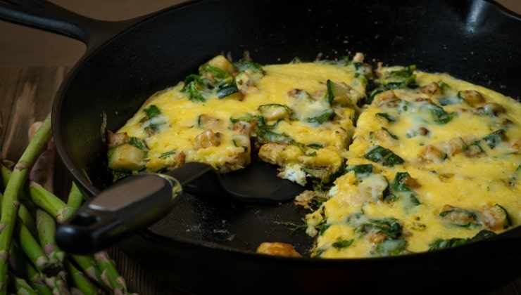 Frittata con vegetali