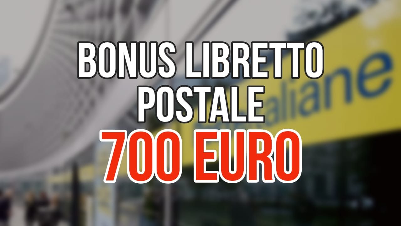 Bonus libretto postale