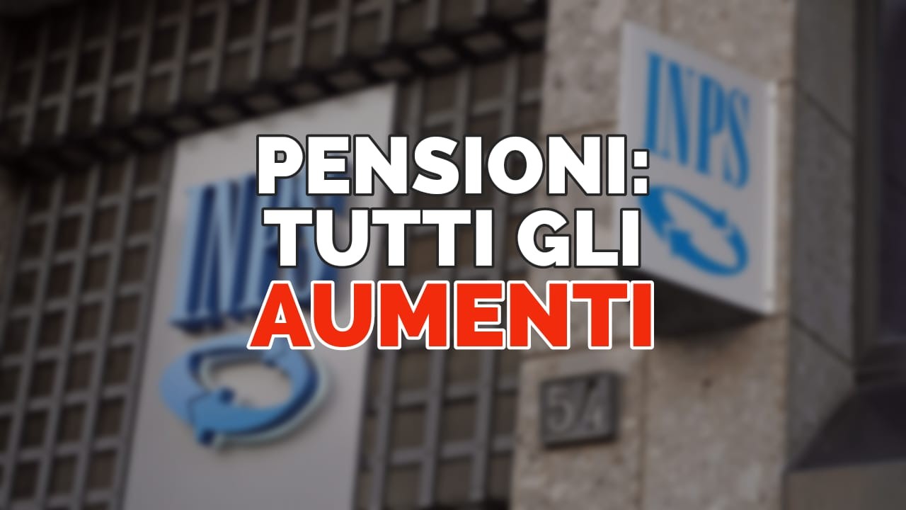 Aumenti pensioni